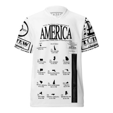 TheDdreamsIncTUTFEW/Nation/USA 2024-2028 (Blank Space) The D Dreams Inc T.U.T.F.E.W./Nation/USA/Color Collar/ 2024-2028/ (Blank Space)- (Black on white-Front)