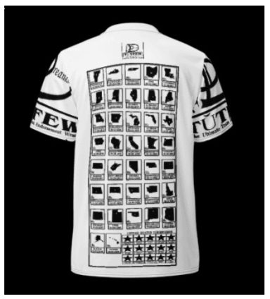 The D Dreams Inc T.U.T.F.E.W./Color Collar/Nation/USA/2012/Black Ink/Back The D Dreams Inc T.U.T.F.E.W./Color Collar/Nation/USA/2012/Black Ink