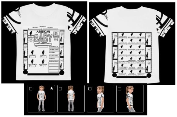 The D Dreams Inc T.U.T.F.E.W./Color Collar/Baby/T Shirt/Black Ink The D Dreams Inc T.U.T.F.E.W./Color Collar/Baby/T Shirt/Black Ink
