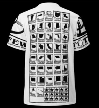 The D Dreams Inc T.U.T.F.E.W./Color Collar/Nation/USA/2008/Black Ink/Back The D Dreams Inc T.U.T.F.E.W./Color Collar/Nation/USA/2008/Black Ink