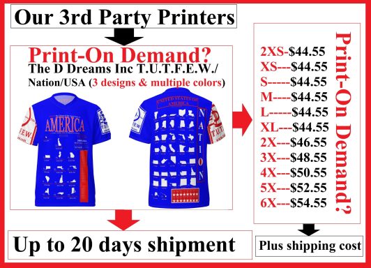 TUTFEW USA The D Dreams Inc TUTFEW/Nation?USA