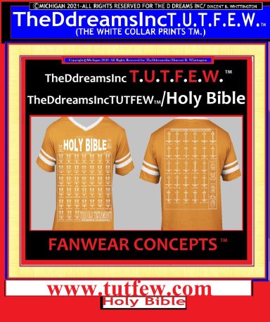 The D Dreams Inc T.U.T.F.E.W./White Collar/Holy Bible/KJV/White Ink The D Dreams Inc T.U.T.F.E.W./White Collar/Holy Bible/KJV/White Ink